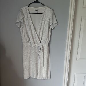Express White And Black Mini Dress